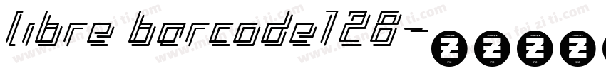 libre barcode128字体转换
